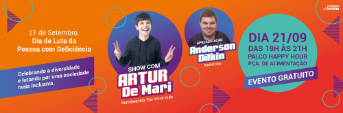 Artur de Mari faz show especial no Canoas Shopping