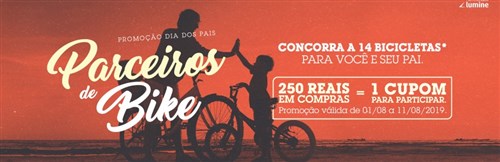 Promoção Dia dos Pais - Parceiros de Bike