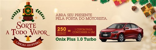 Promoção de Natal Sorte A Todo Vapor