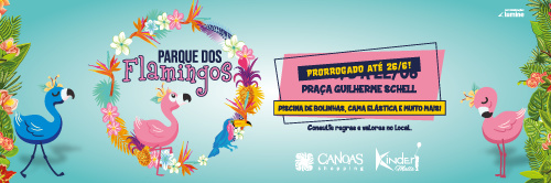 PRORROGADO! - Parque dos Flamingos continua no Canoas Shopping