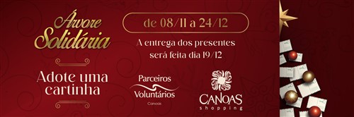Árvore Solidária – Adote uma cartinha e espalhe o bem
