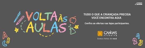 Volta às Aulas é no Canoas Shopping