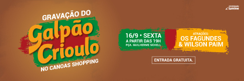 Gravação do Galpão Crioulo no Canoas Shopping