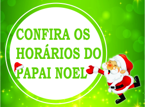 Horário do Papai Noel