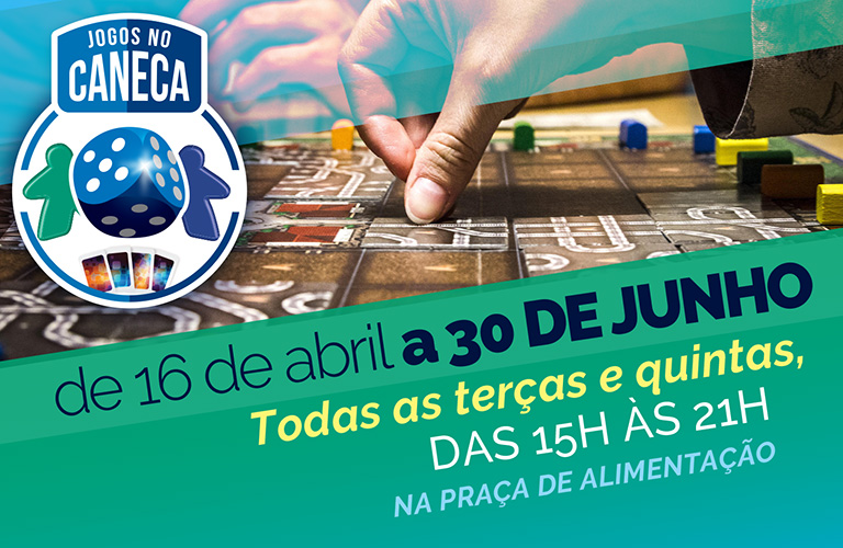 Jogos de tabuleiro gratuitos movimentam Shopping Frei Caneca