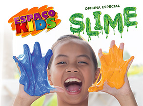 Oficina de Slime volta ao Shopping Frei Caneca
