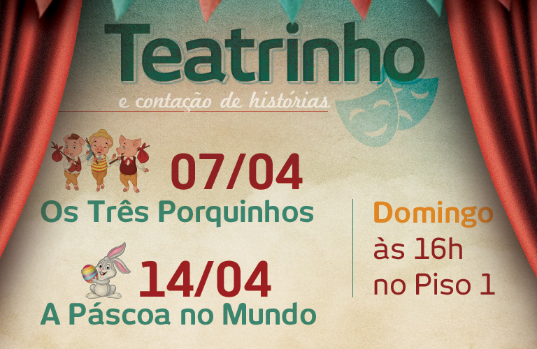 Teatrinho infantil no Shopping Frei Caneca
