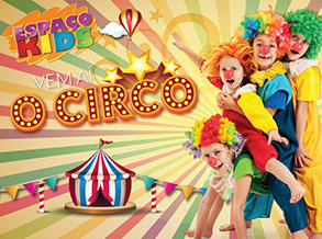 “Aí vem o Circo” é tema de oficina infantil do Shopping Frei Caneca