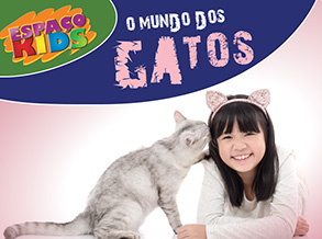 Gato é o tema da oficina infantil do Shopping Frei Caneca