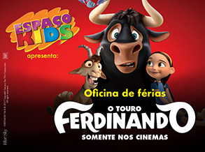 Férias do Shopping Frei Caneca traz atração inspirada na animação “O Touro Ferdinando”