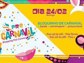 Bloquinho da Alegria anima Shopping Frei Caneca