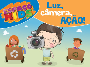 Oficina foto e filme agita o Espaço Kids do Shopping Frei Caneca