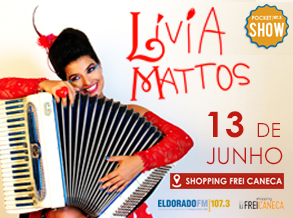 Rádio Eldorado e Shopping Frei Caneca celebram o mês dos Namorados com pocket show de Lívia Mattos