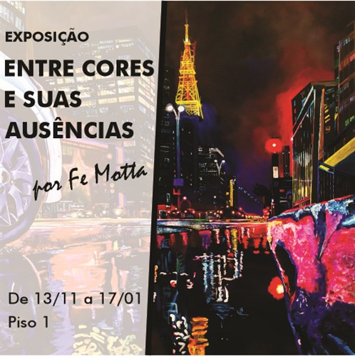 Shopping Frei Caneca apresenta exposição “Entre cores e suas ausências”